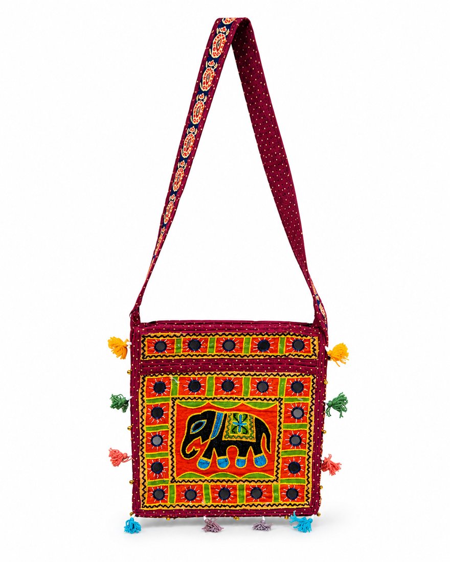 Rajputana Elephant Banjara Shoulder Bag