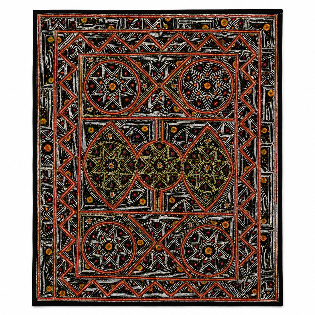 Black Jaali Screen Panel