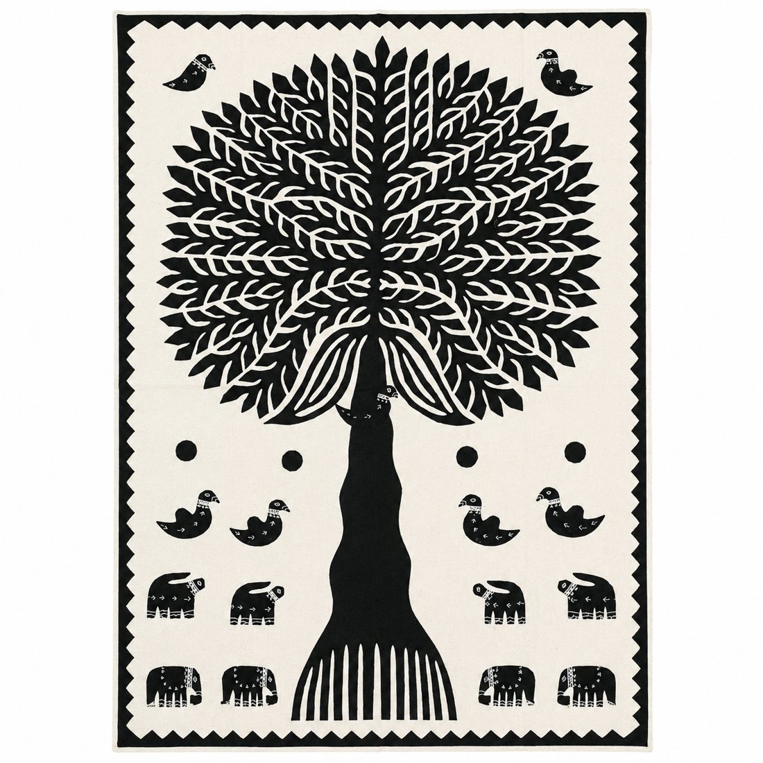 Tree of Life, Ink on Cotton