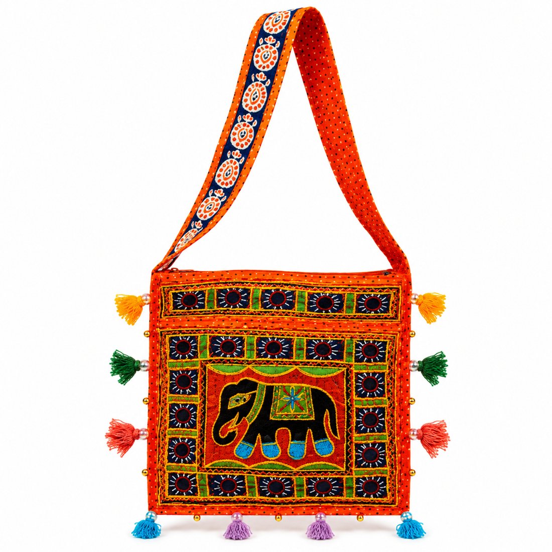 Kesari Elephant Banjara Shoulder Bag