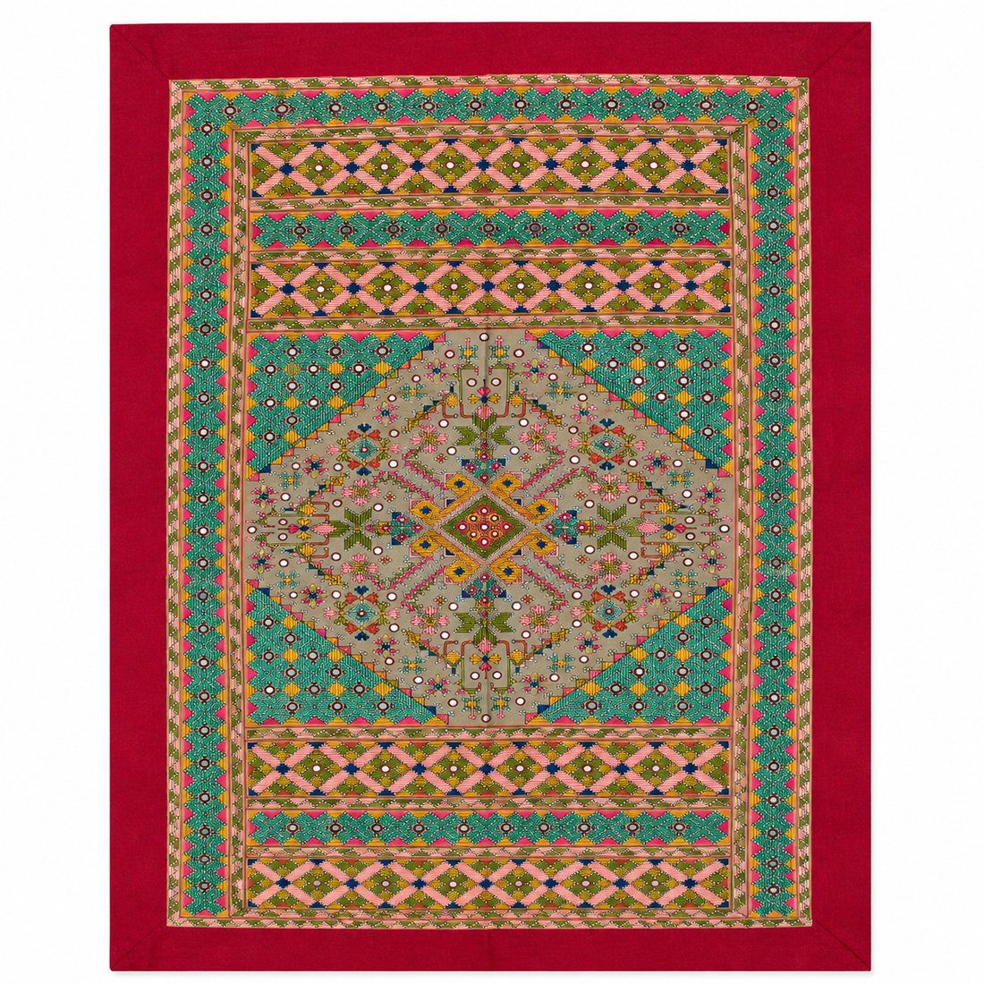 Emerald Lattice Panel
