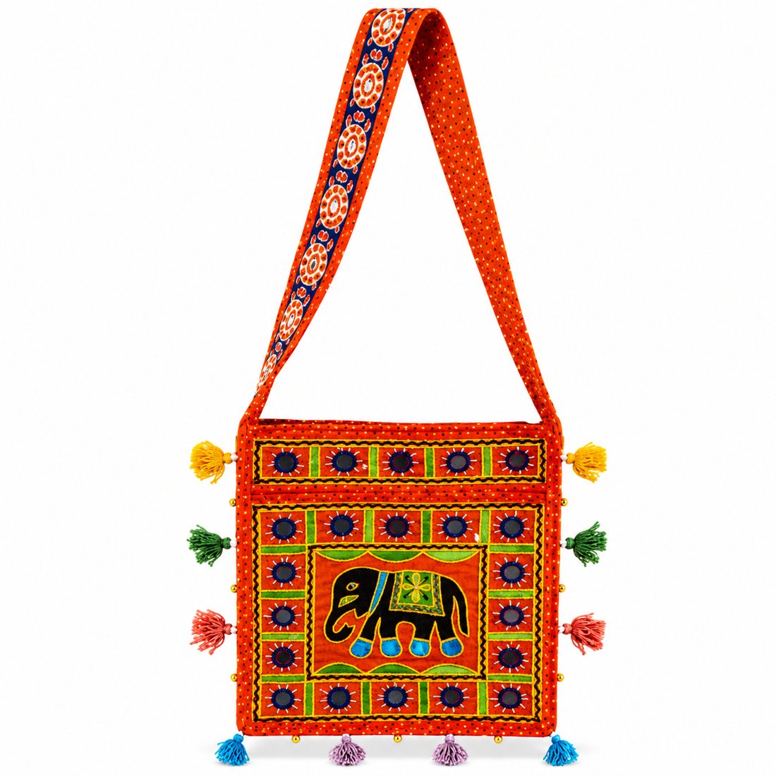 Saffron Elephant Banjara Shoulder Bag