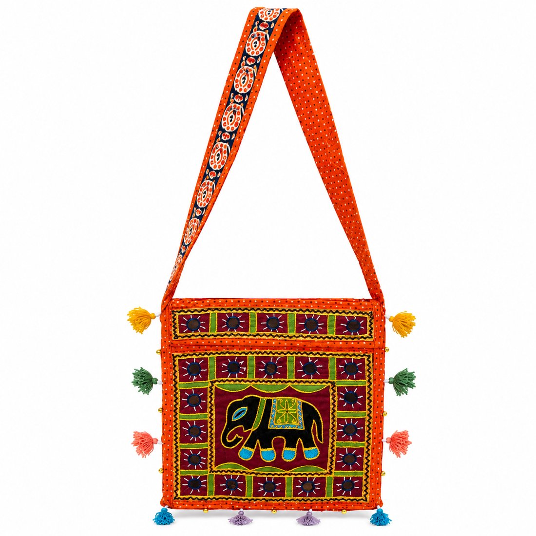 Ruby Elephant Banjara Shoulder Bag